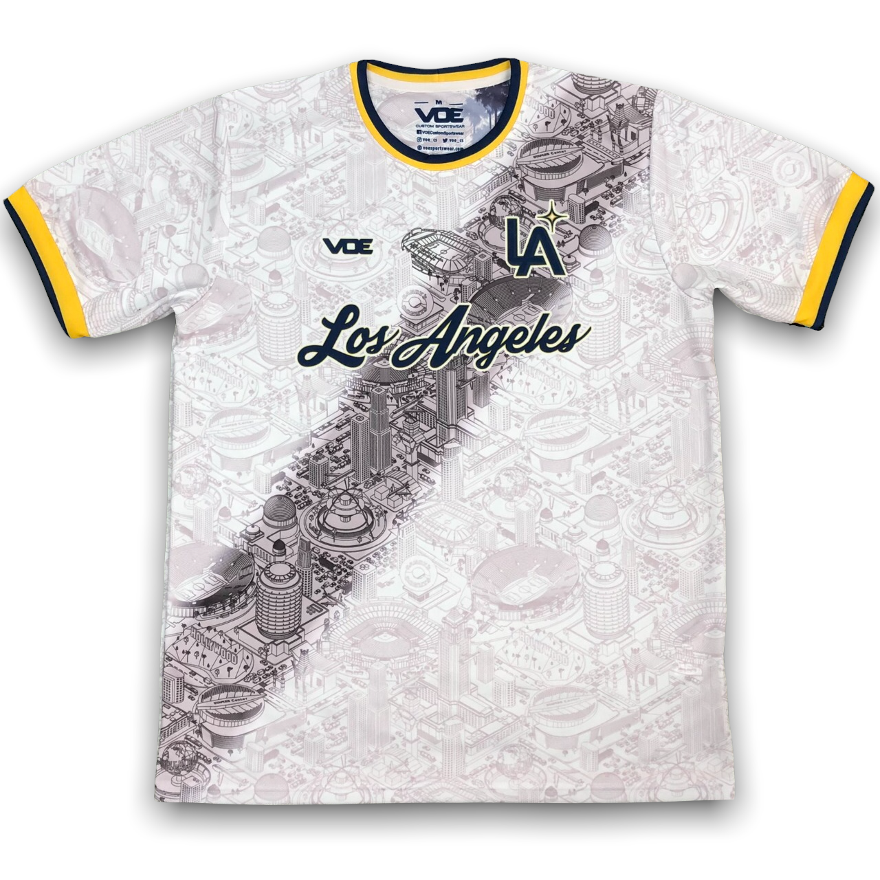 Los Angeles  LA Crop Top Spirit Jersey Royal Blue – El Lay Sports Inc