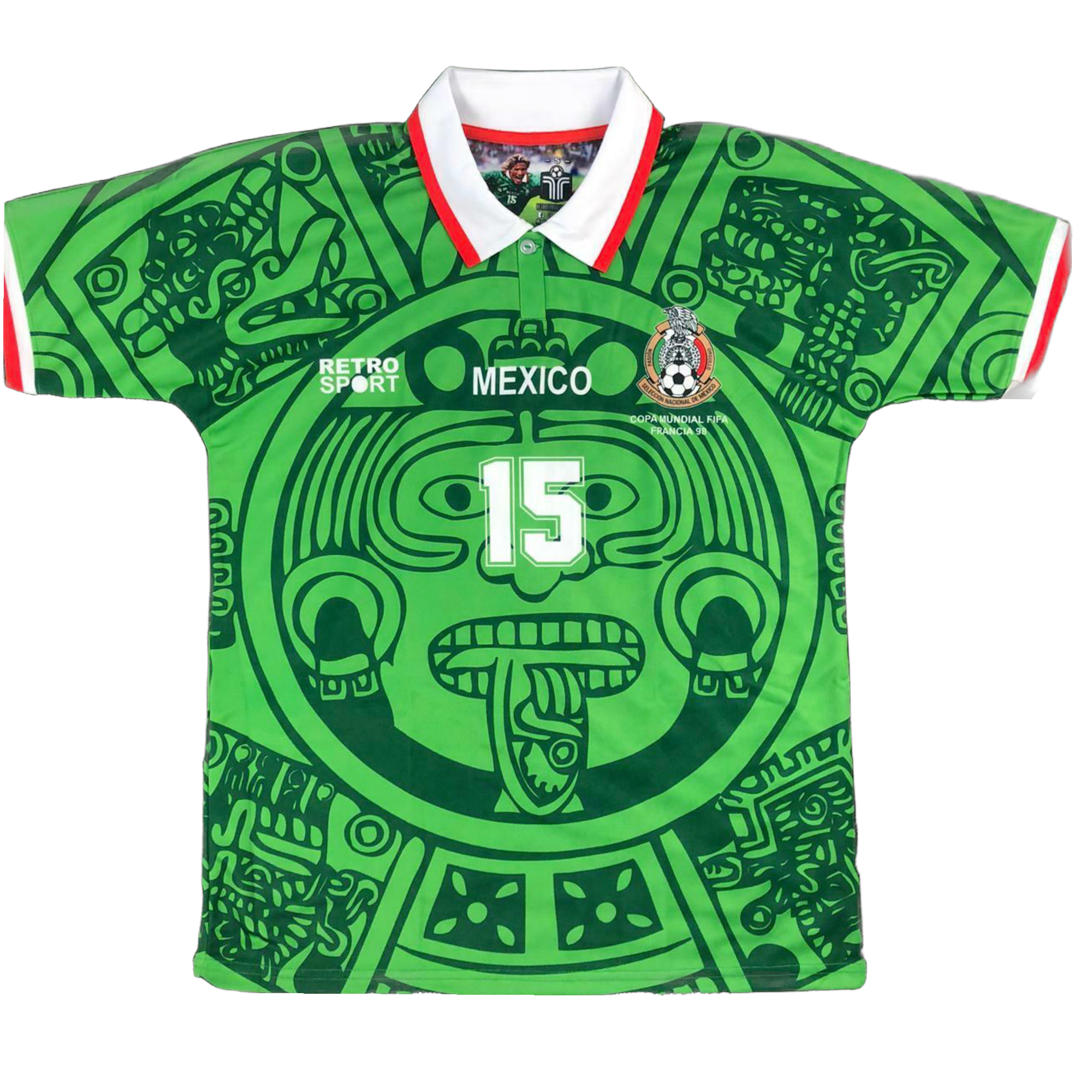 CUAUHTÉMOC BLANCO CLUB AMÉRICA AGUILAS MEN'S RETRO SOCCER JERSEY